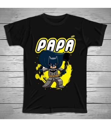 Camiseta papá muñeco superhéroe