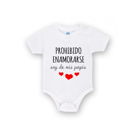 Body bebé personalizado prohibido enamorarse